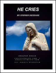 He Cries SATB choral sheet music cover Thumbnail
